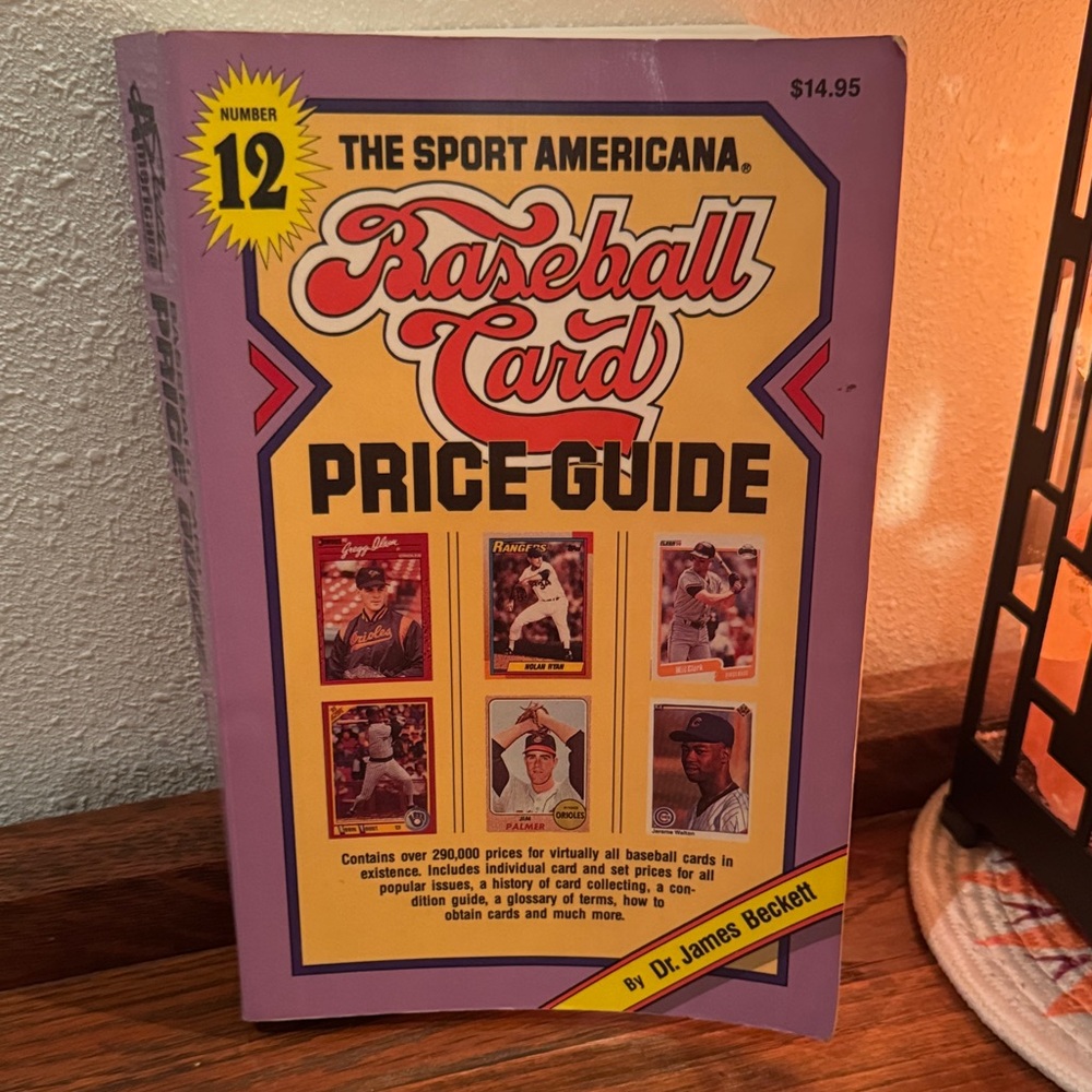 #12 1990 Baseball Card Price Guide by Dr. James Beckett The Sport Americana